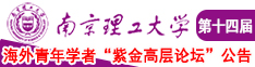 呦呦操逼网南京理工大学第十四届海外青年学者紫金论坛诚邀海内外英才！